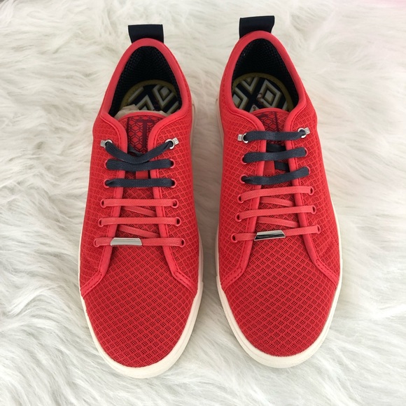 Nib Ted Baker Mens Red Lannse Mesh 
